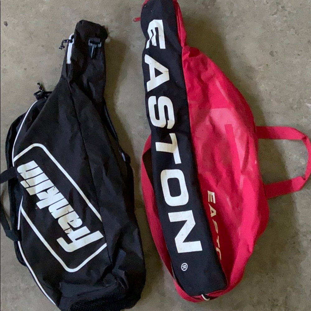 2 baseball bags